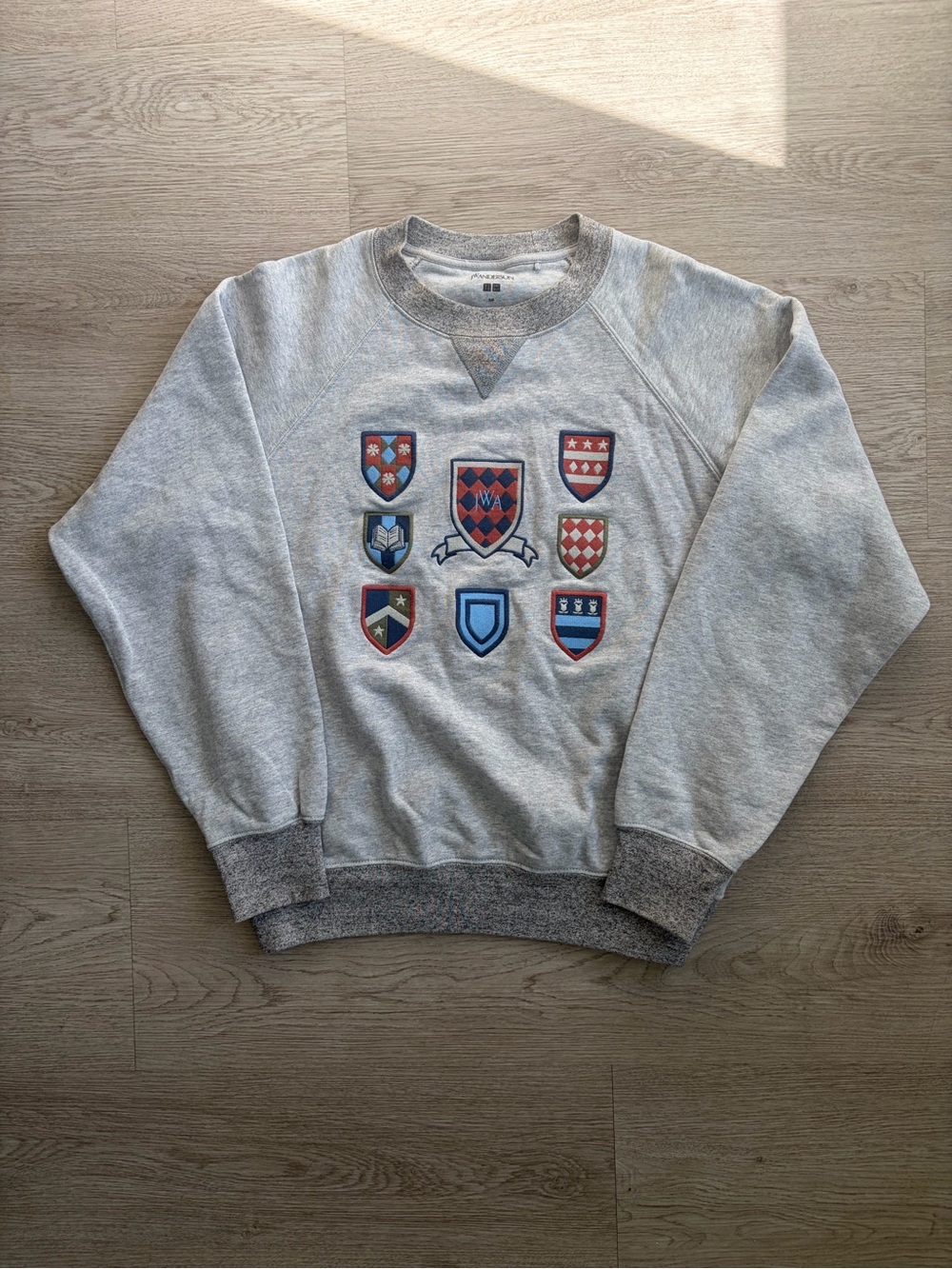 Uniqlo x JW Anderson Crewneck Patchwork sweatshirt